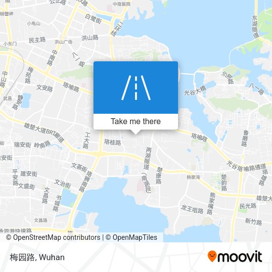 梅园路 map