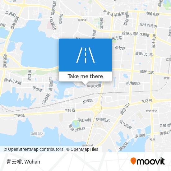 青云桥 map