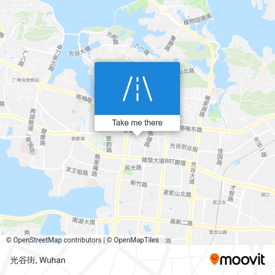 光谷街 map