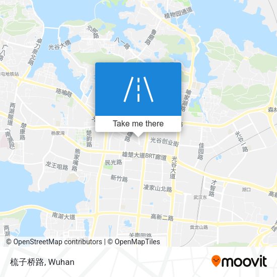 梳子桥路 map
