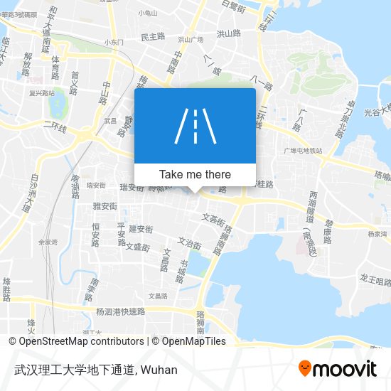 武汉理工大学地下通道 map