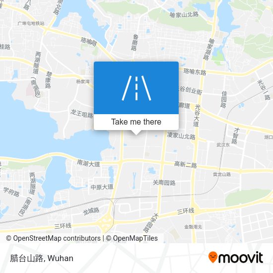 腊台山路 map
