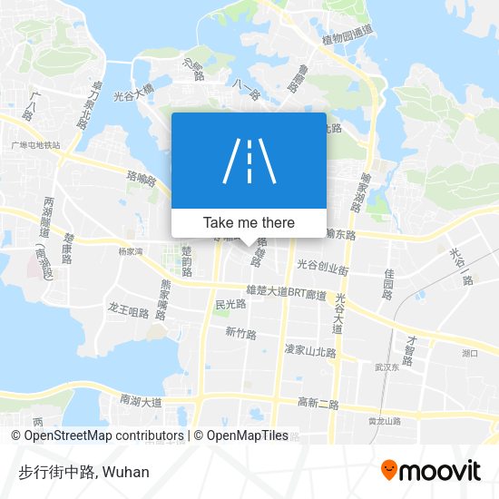 步行街中路 map