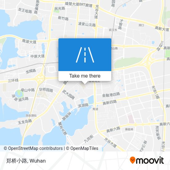郑桥小路 map