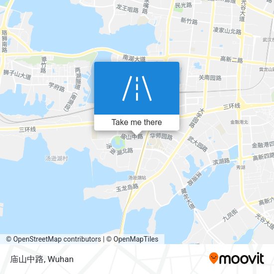 庙山中路 map