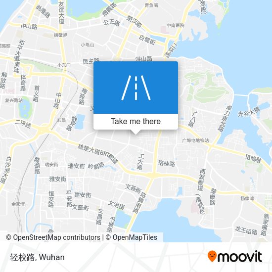 轻校路 map