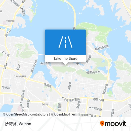 沙湾路 map