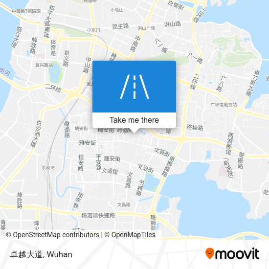 卓越大道 map
