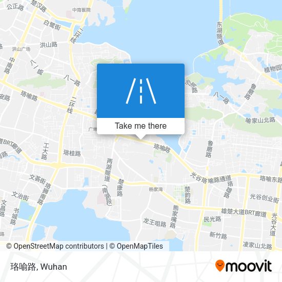 珞喻路 map