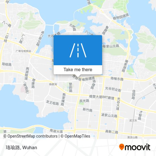 珞瑜路 map