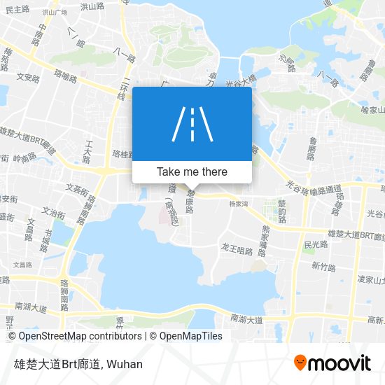 雄楚大道Brt廊道 map
