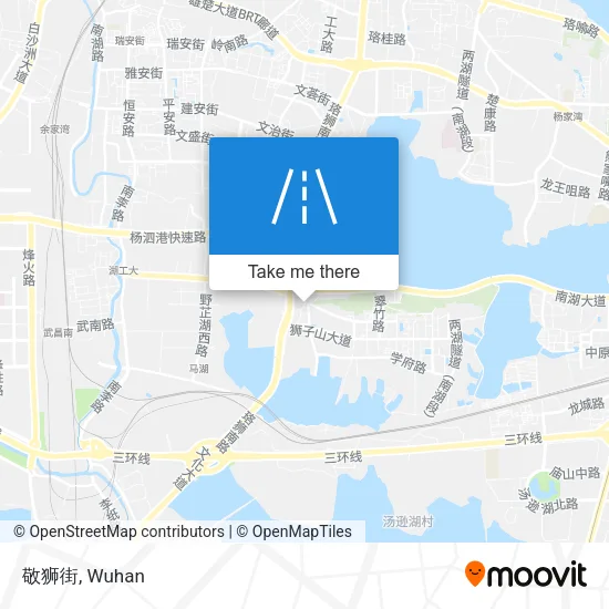 敬狮街 map