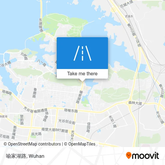 喻家湖路 map