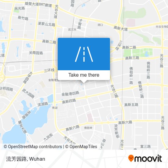 流芳园路 map