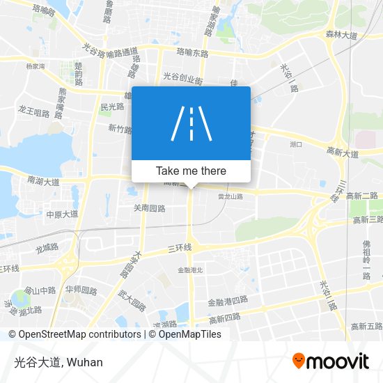 光谷大道 map