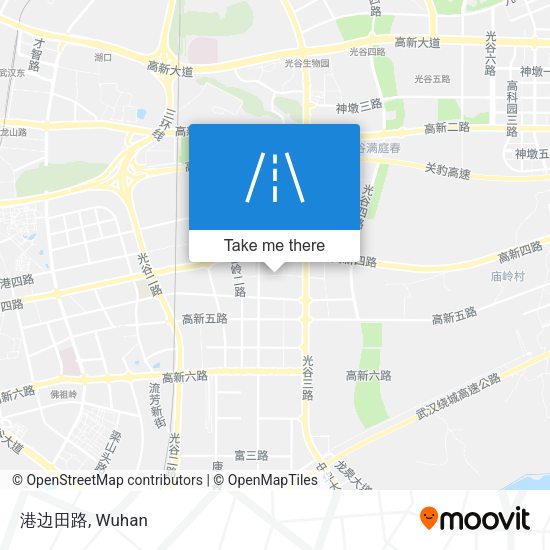 港边田路 map