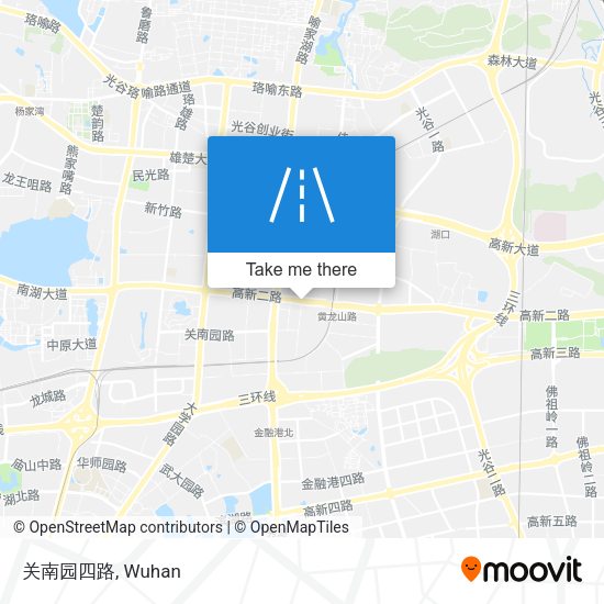关南园四路 map