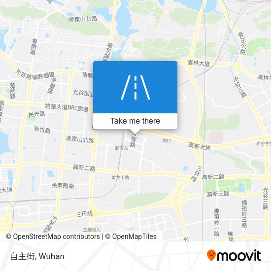 自主街 map