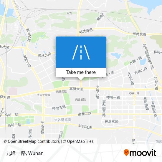 九峰一路 map
