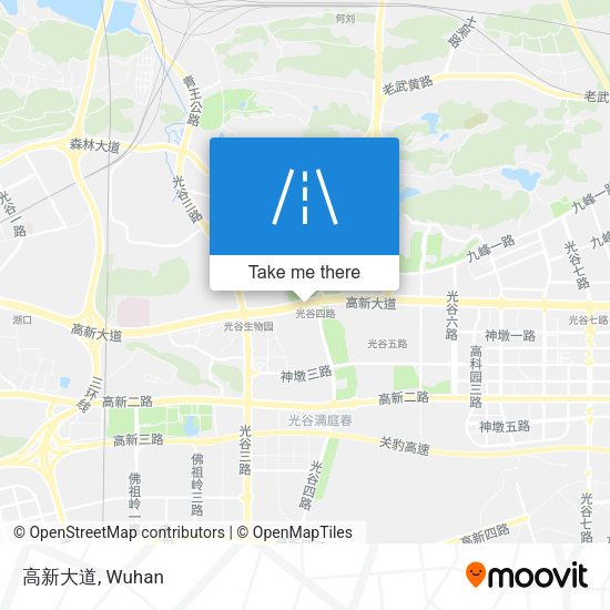 高新大道 map