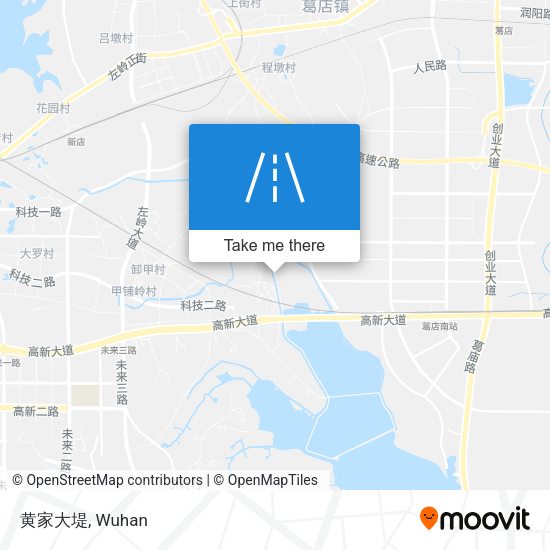 黄家大堤 map