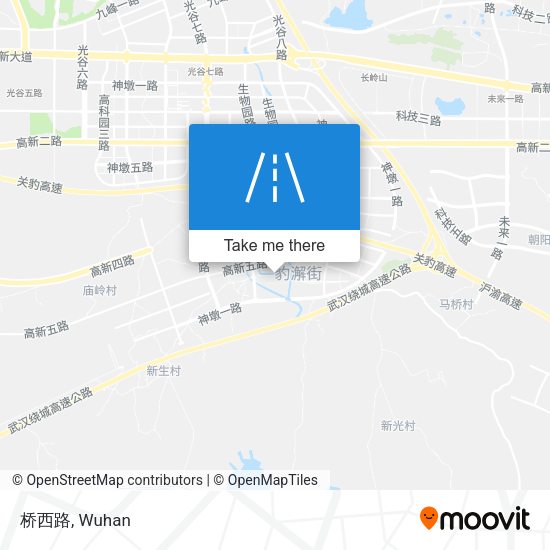桥西路 map