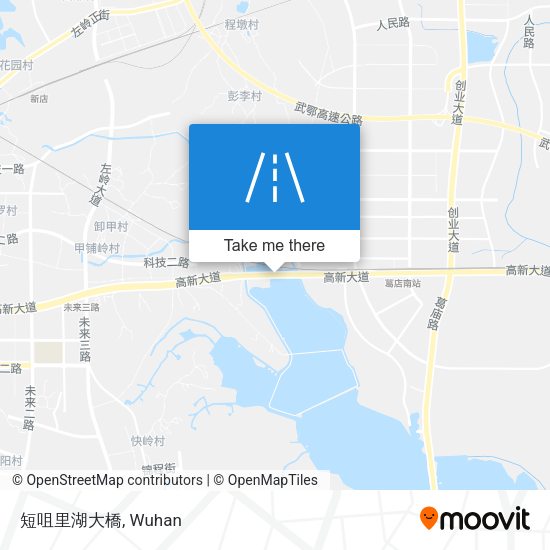 短咀里湖大橋 map
