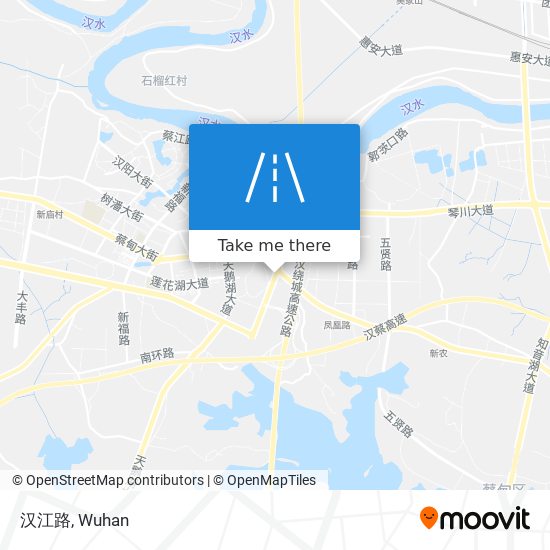 汉江路 map