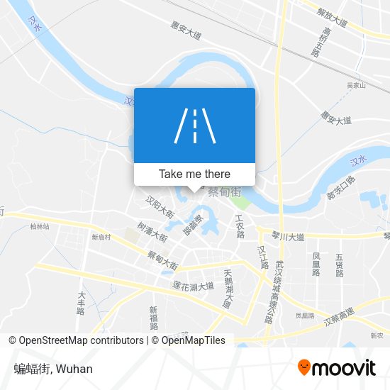 蝙蝠街 map