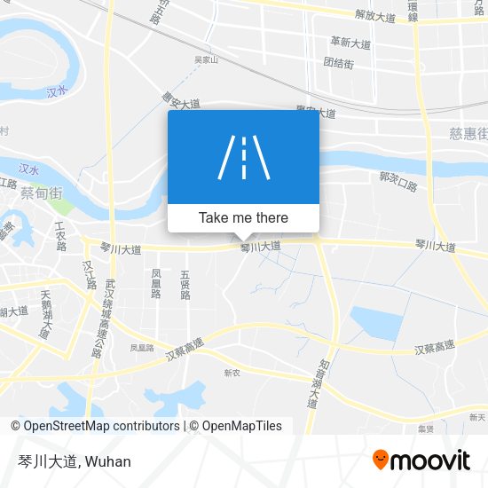 琴川大道 map
