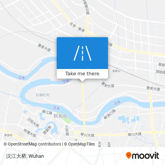 汉江大桥 map