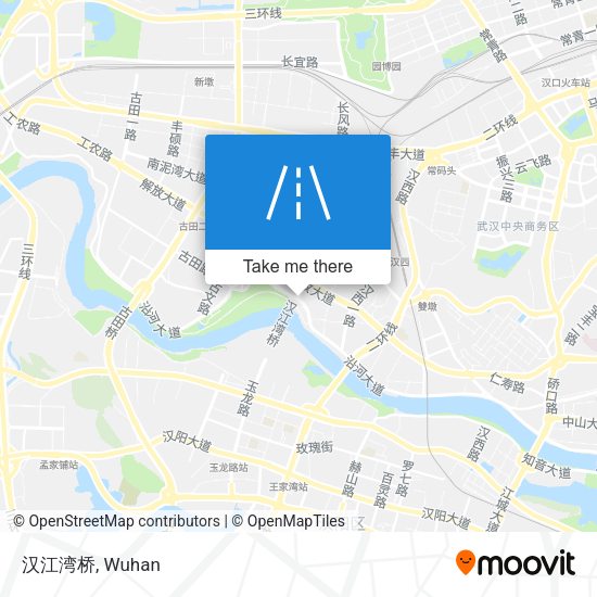 汉江湾桥 map