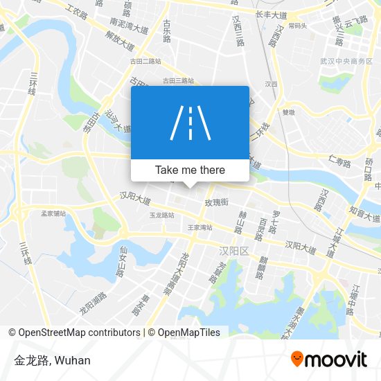 金龙路 map