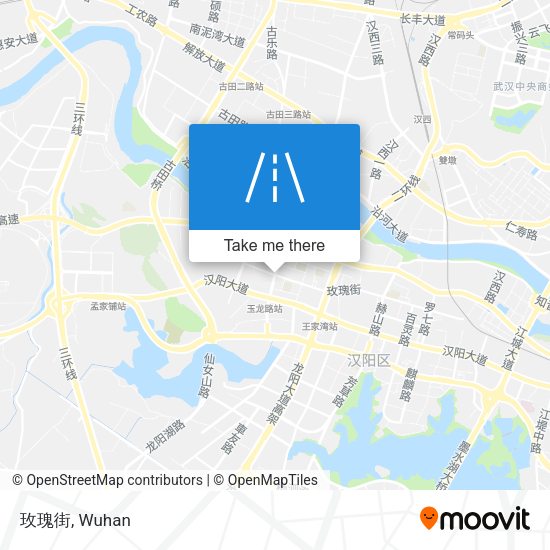 玫瑰街 map
