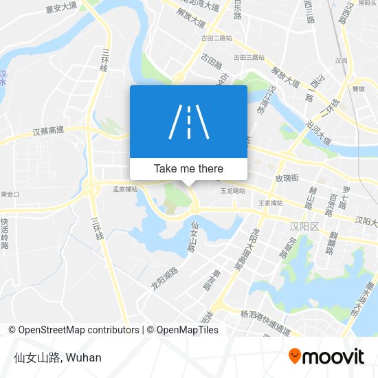 仙女山路 map