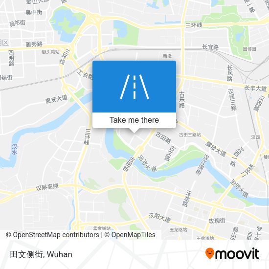 田文侧街 map