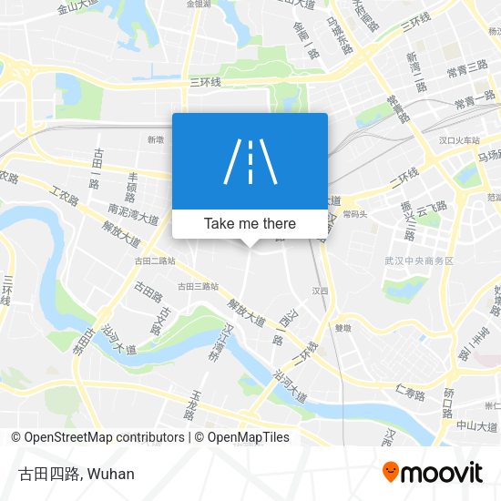 古田四路 map