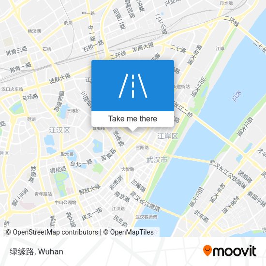 绿缘路 map