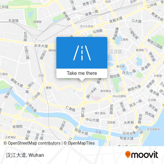 汉江大道 map