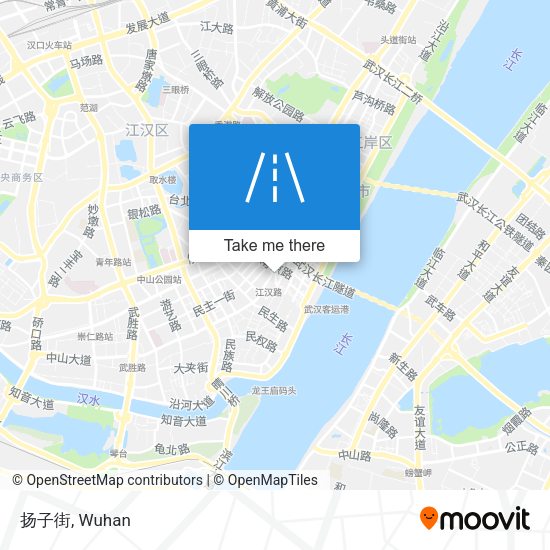 扬子街 map
