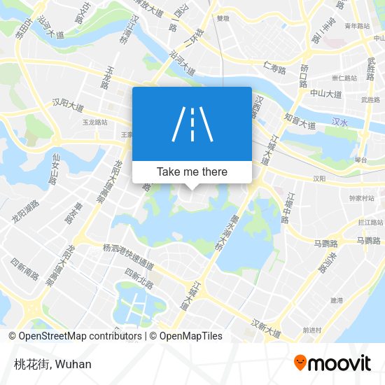 桃花街 map