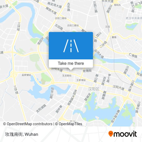 玫瑰南街 map