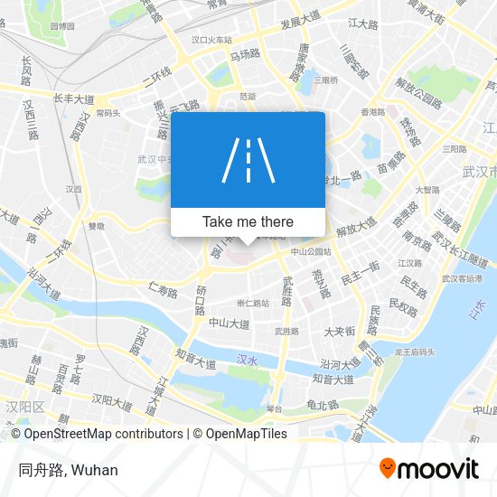 同舟路 map