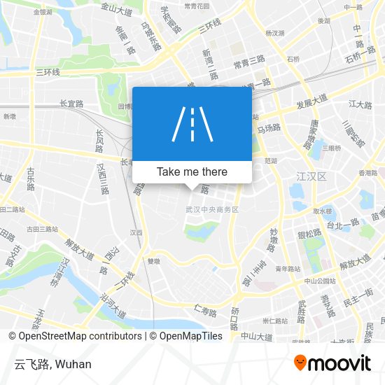 云飞路 map