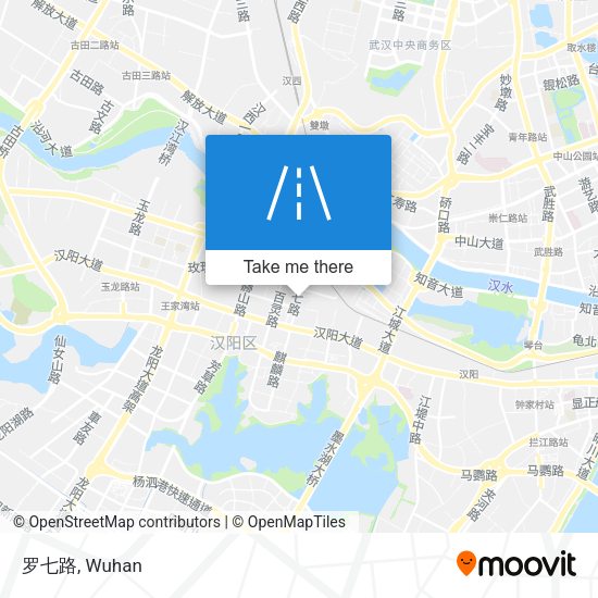 罗七路 map