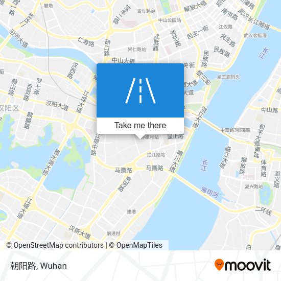 朝阳路 map