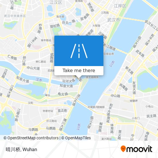 晴川桥 map