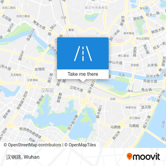 汉钢路 map
