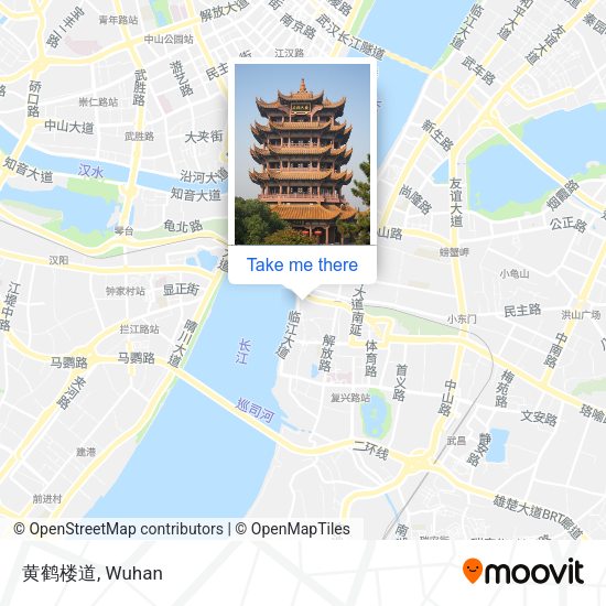 黄鹤楼道 map
