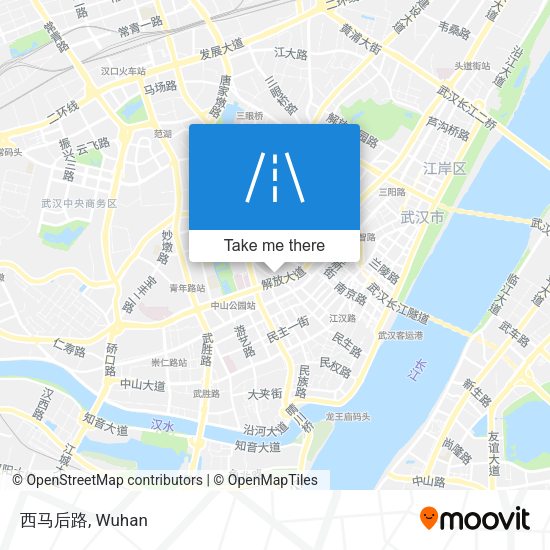 西马后路 map